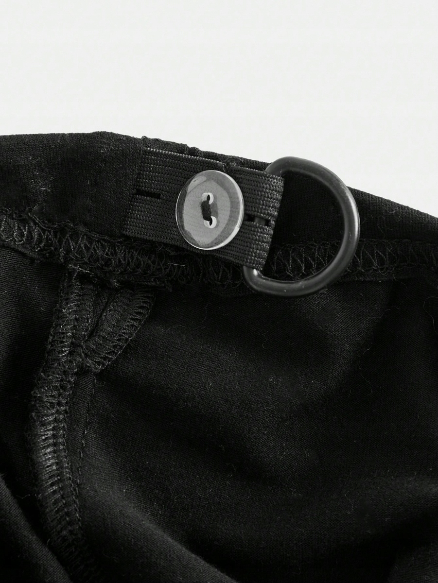 SHEIN MATERNITY SPÓDNICA EKOSKÓRA MIDI M 184 Wzór dominujący bez wzoru