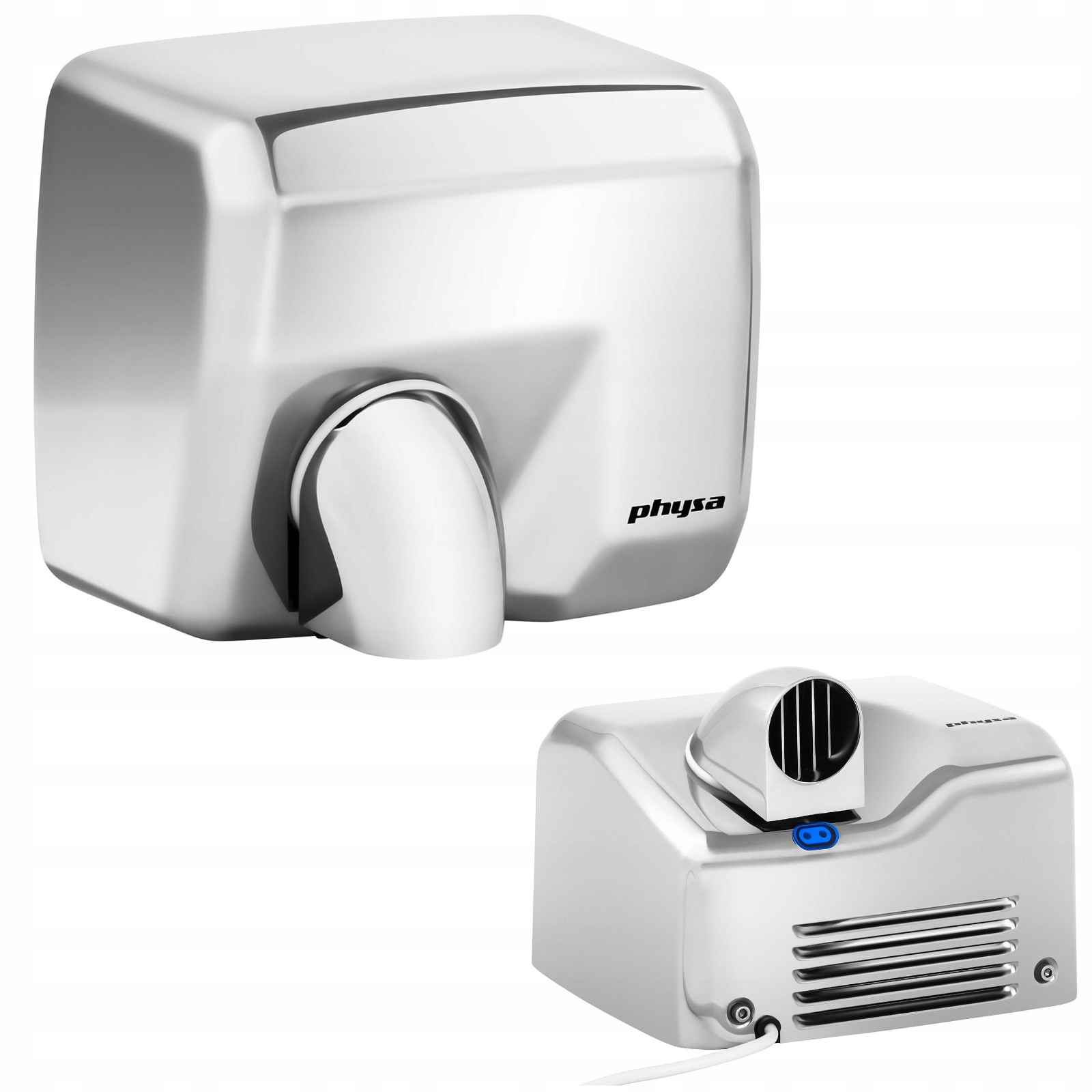 Automatický nástěnný vysoušeč rukou 2300 W stříbrný Physa Vella stříbrný