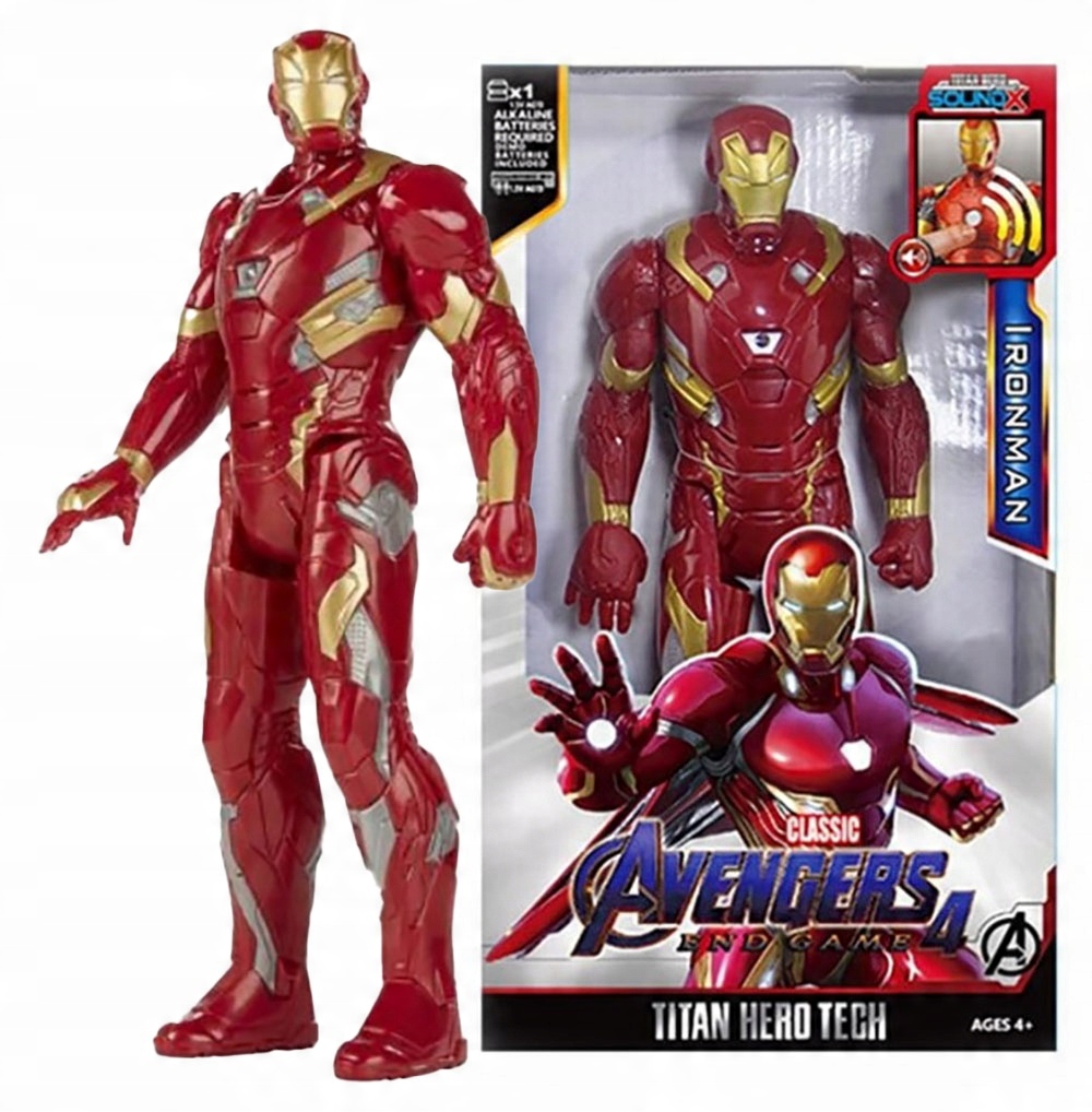 

Duża Figurka Iron Man Avengers Interaktywna Dzwięk