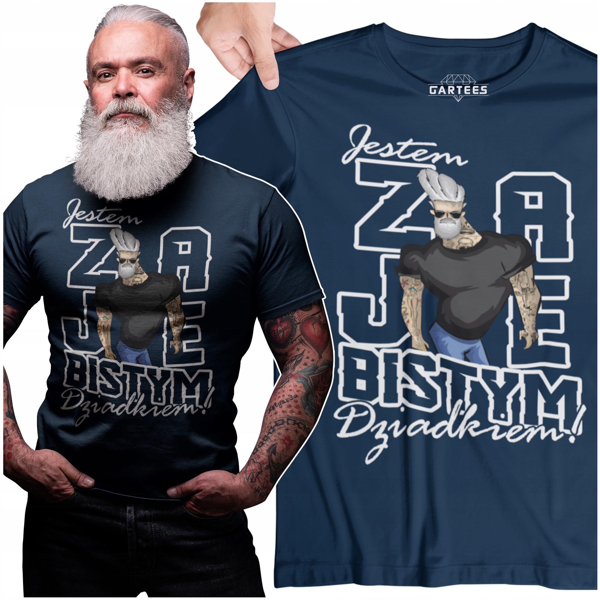 

Koszulka T-shirt Opakowanie Eko Dla Dziadka Dzień