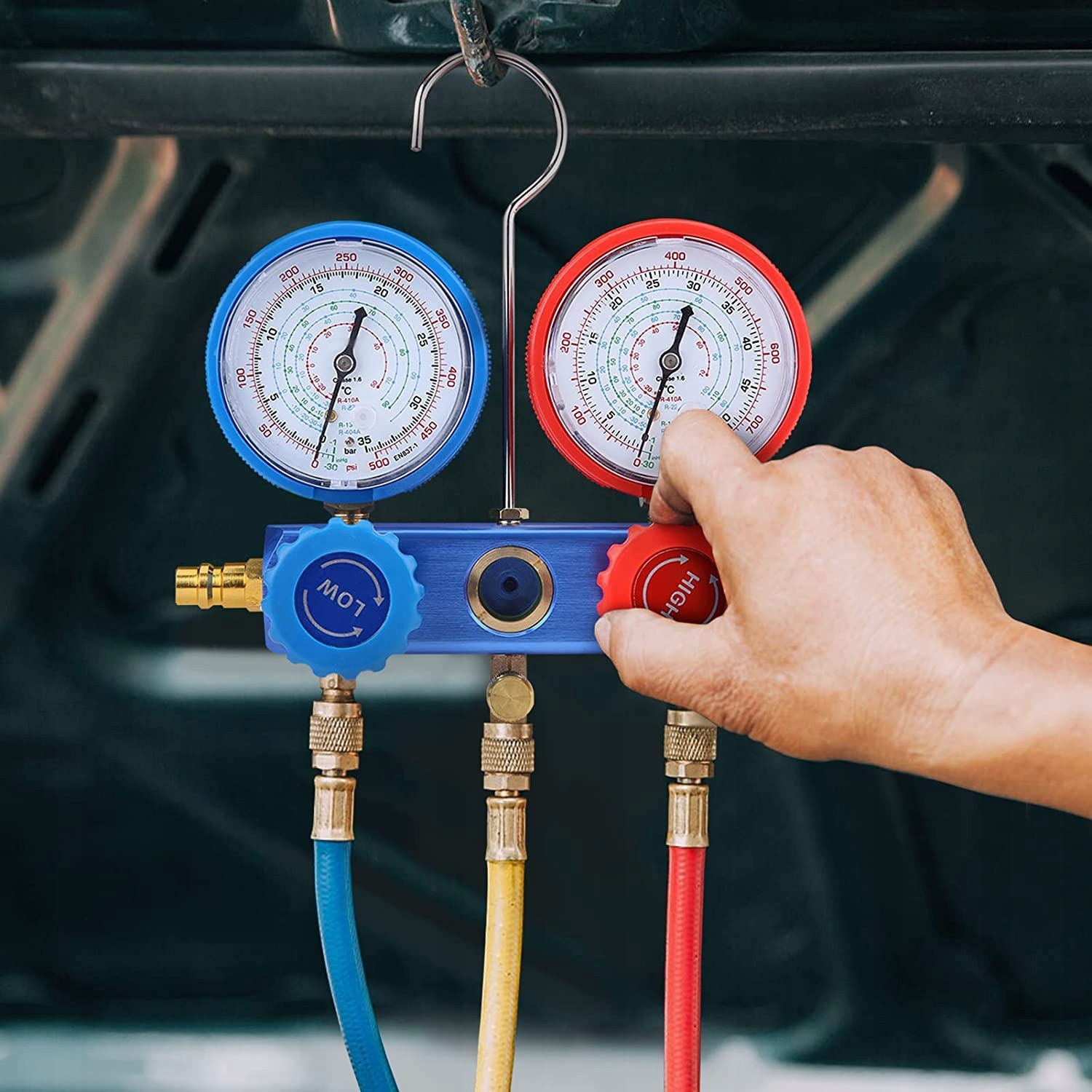 Soulong Zestaw manometrów R134a z wężami i Marka inna