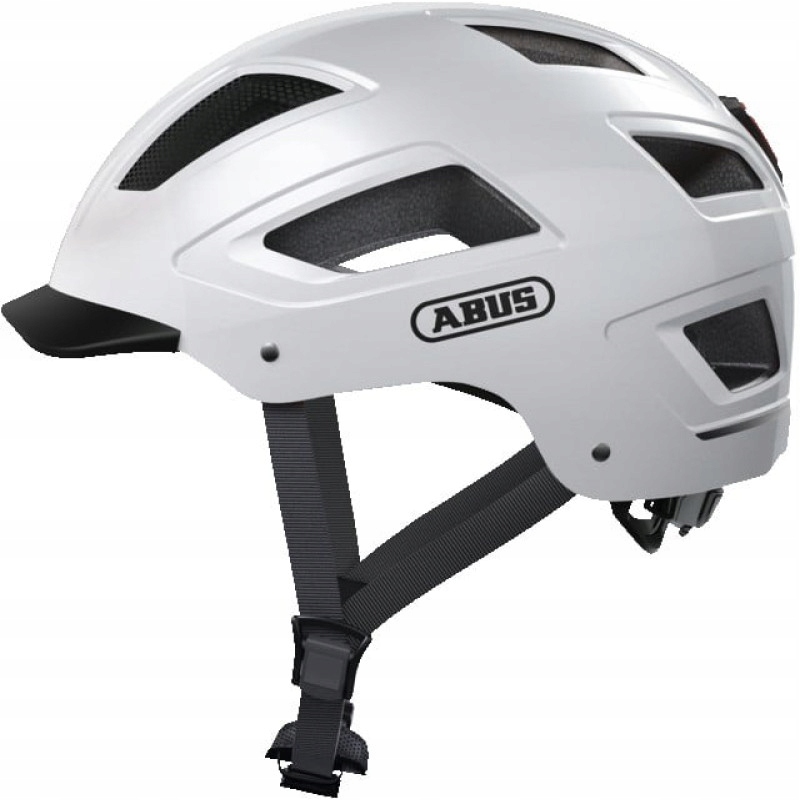 Abus Přilba Hyban 2.0 městské na kolo polar white M (52-58 cm)