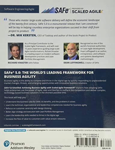 Leffingwiell, Dean SAFe 5.0 Distilled: Achieving Business Agility with the Tytuł SAFe 5.0 Distilled