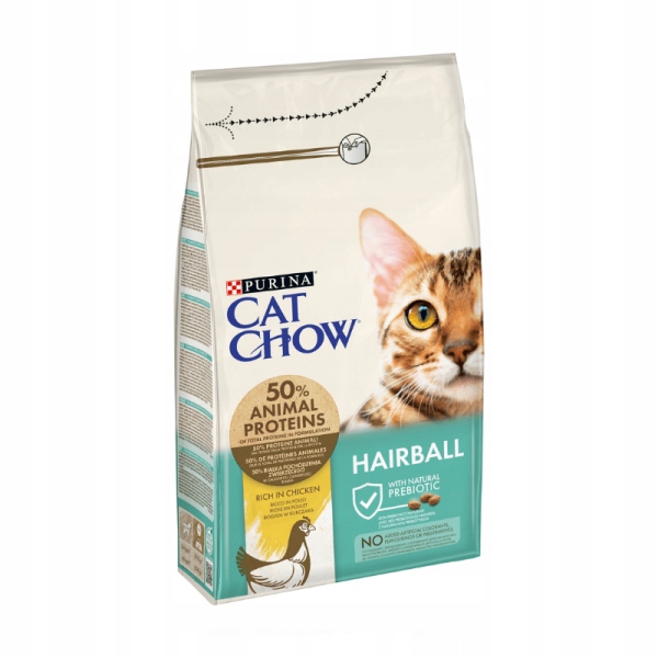 Levně Krmivo Pro Kočky Purina Cat Chow Hairball Control Bohaté na kuře 15 kg