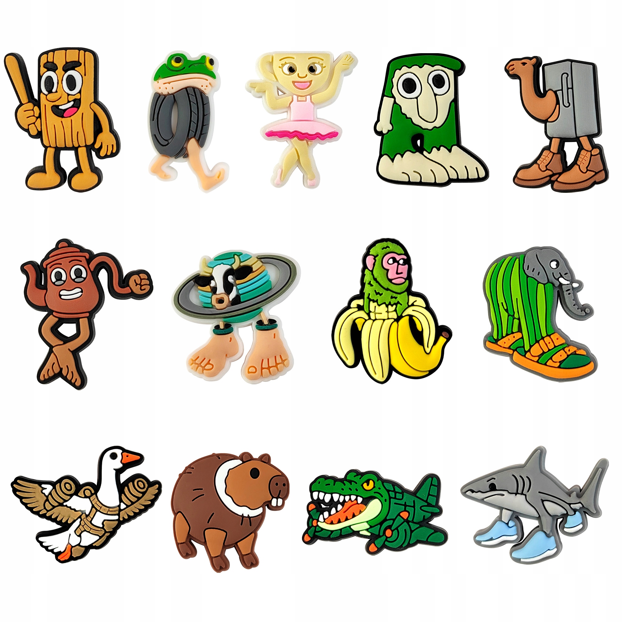 Připínací spona na boty Crocs Crocs 13 – Brain Rot Tralalero Tralala