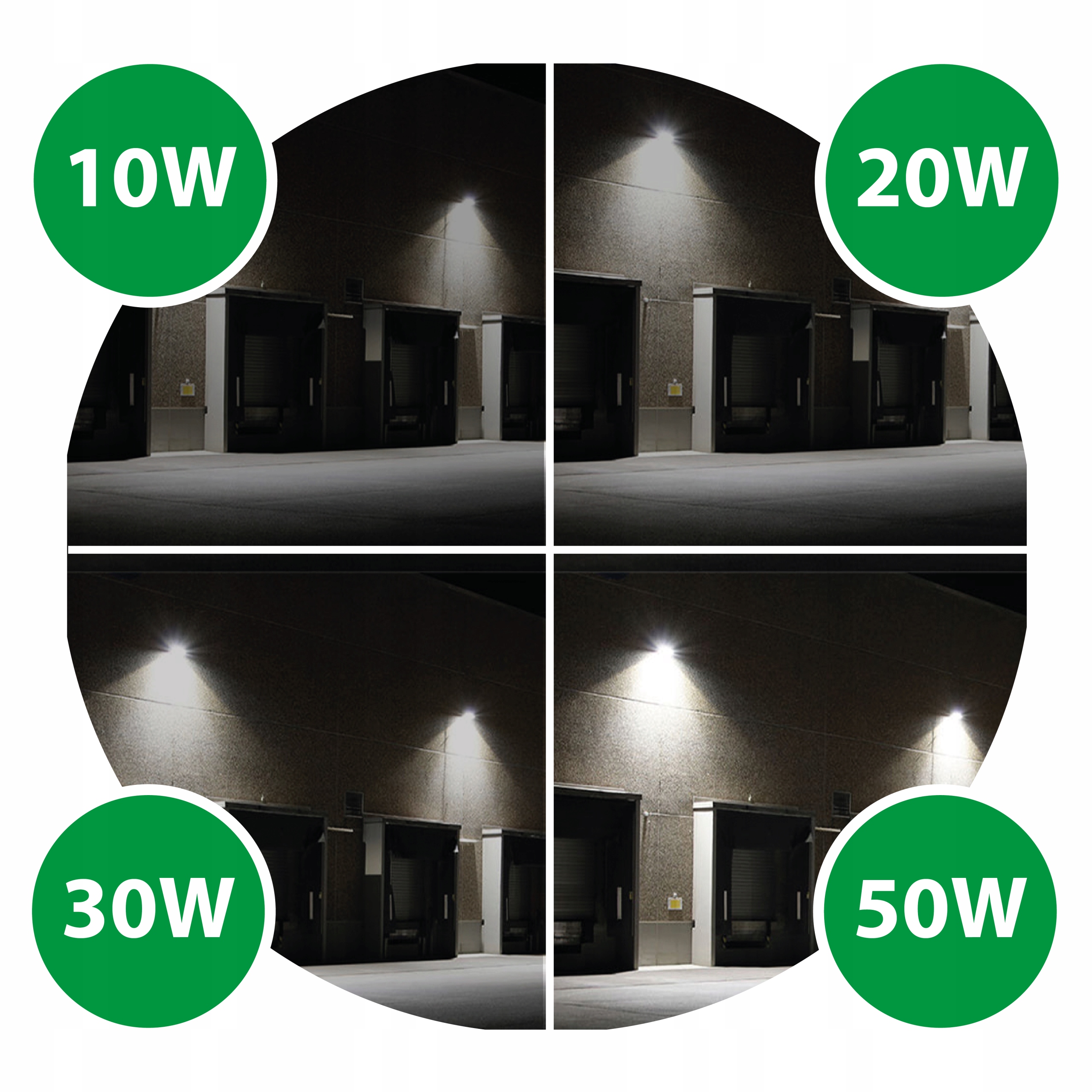 REFLEKTOR LED HALOGEN NAŚWIETLACZ 50W 4500K WODOODPORNY Marka inna