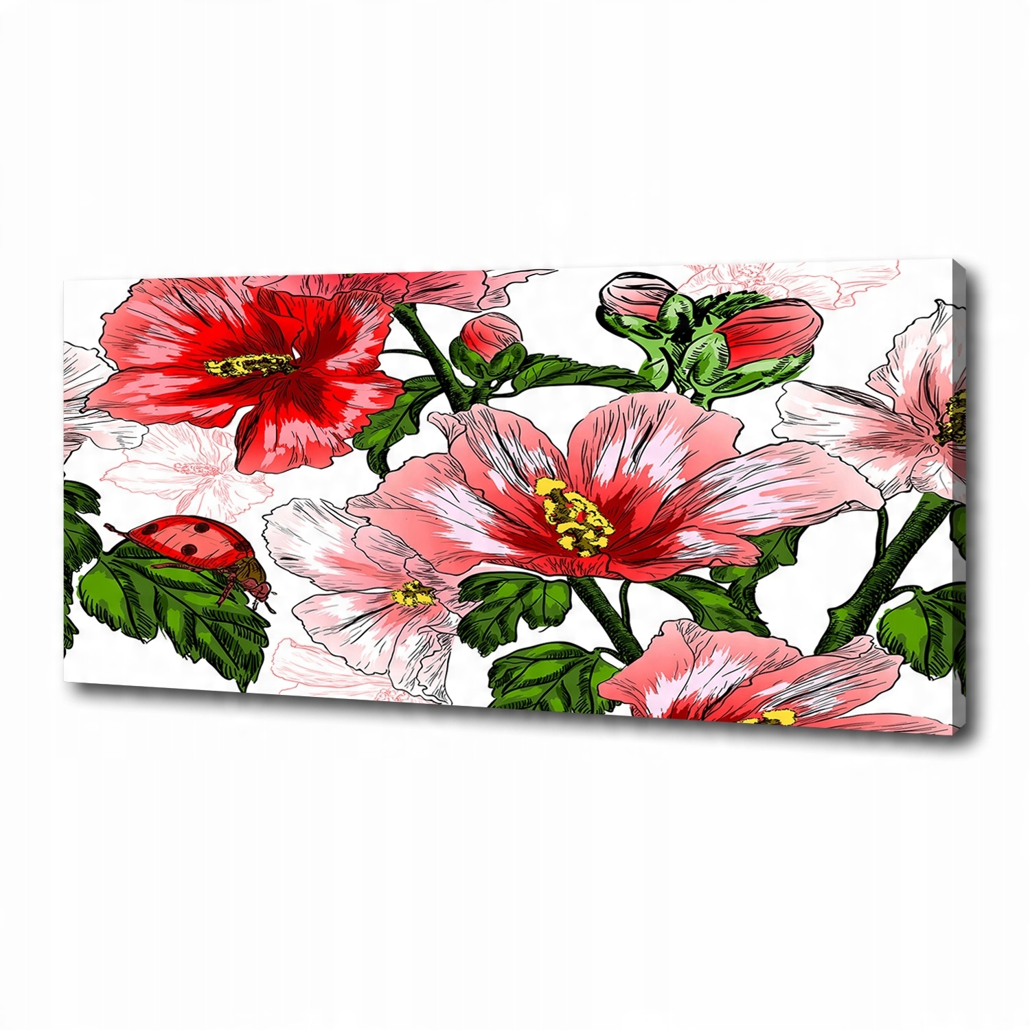 

Foto obraz canvas na ścianę Hibiskus 125x50 cm