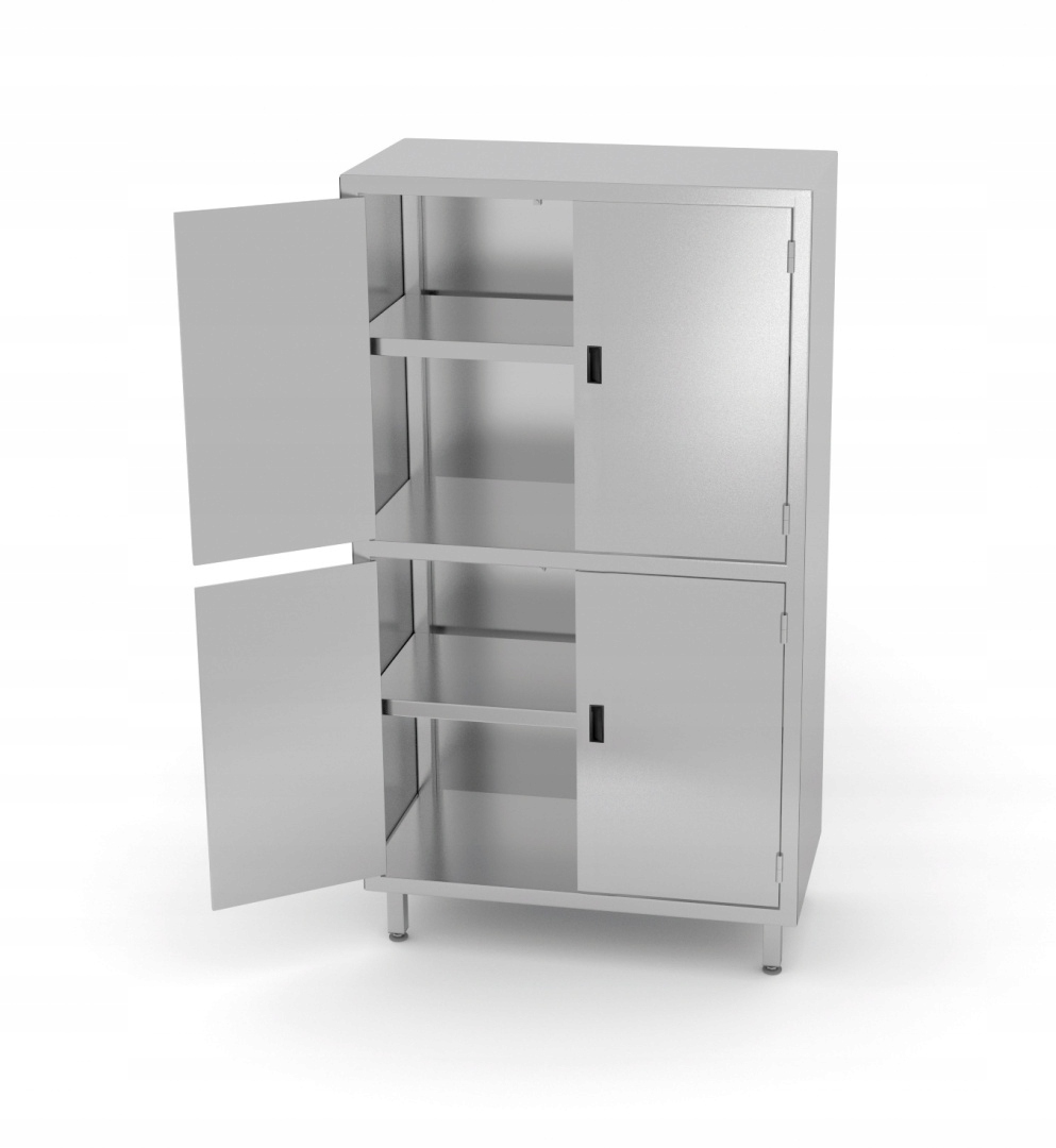 SZAFA ZE STALI NIERDZEWNEJ Z PRZEGRODĄ 90x70x180