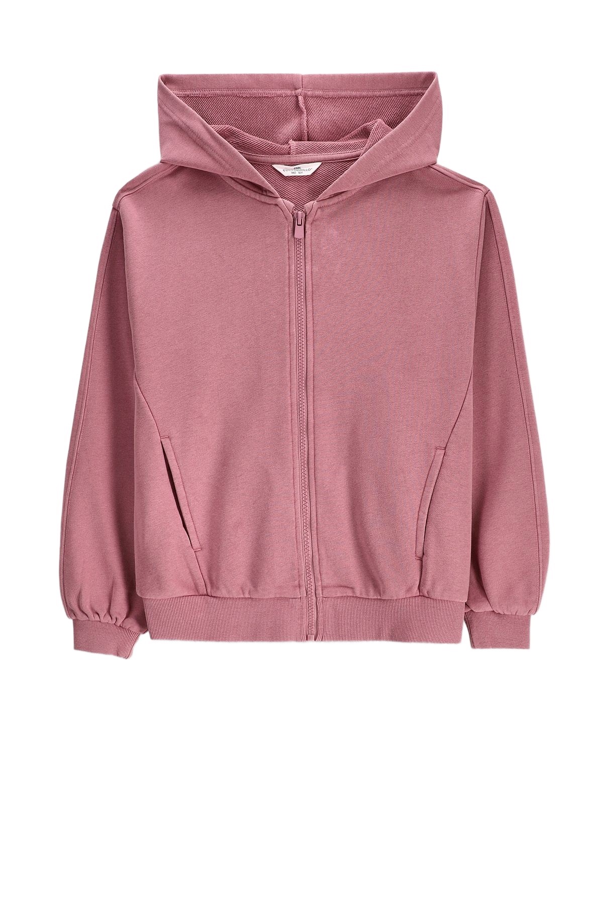 Bluza Dresowa Dziewczęca Rozpinana Z Kapturem Różowa 146 Coccodrillo ZC6