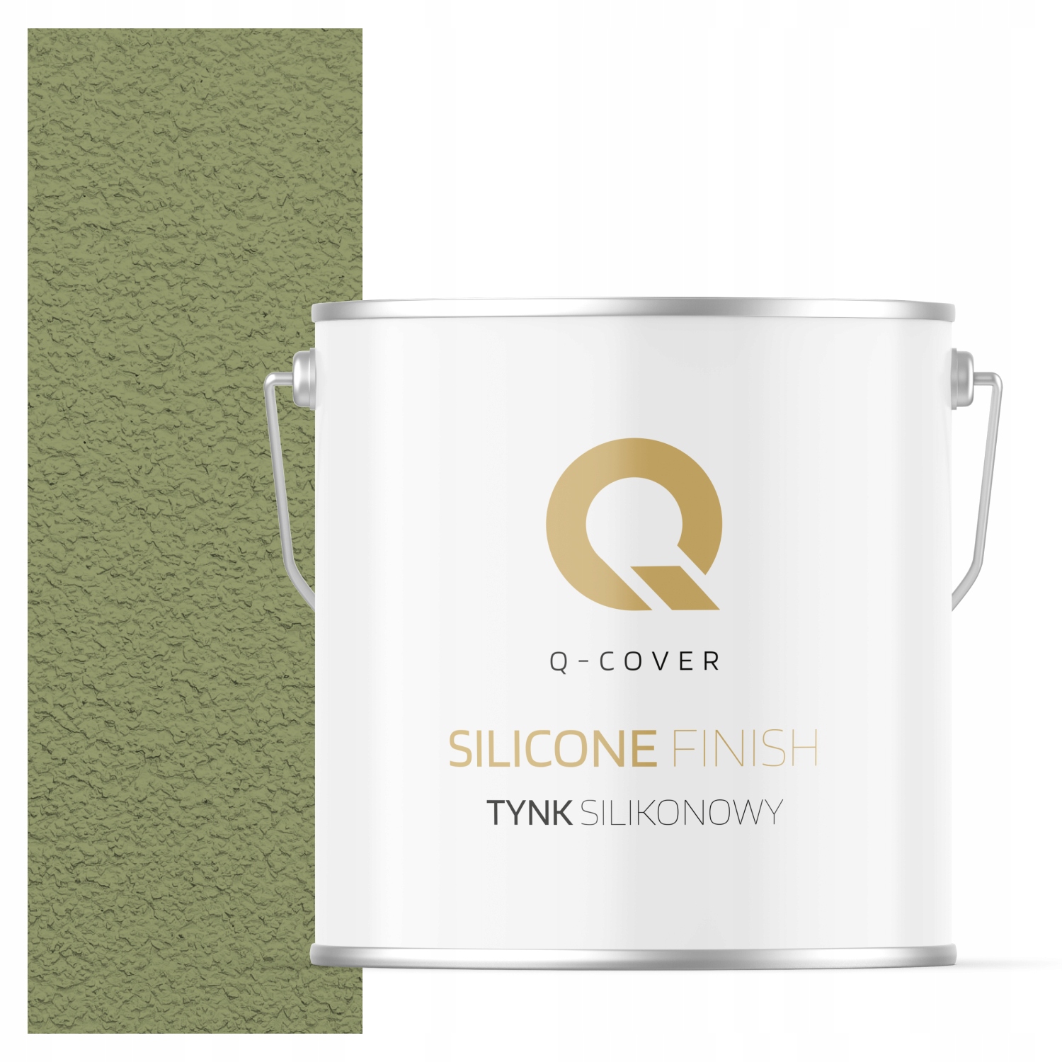 Silikonová Fasádní Omítka Zelená F484 7KG Beránek Granulace 1.0mm