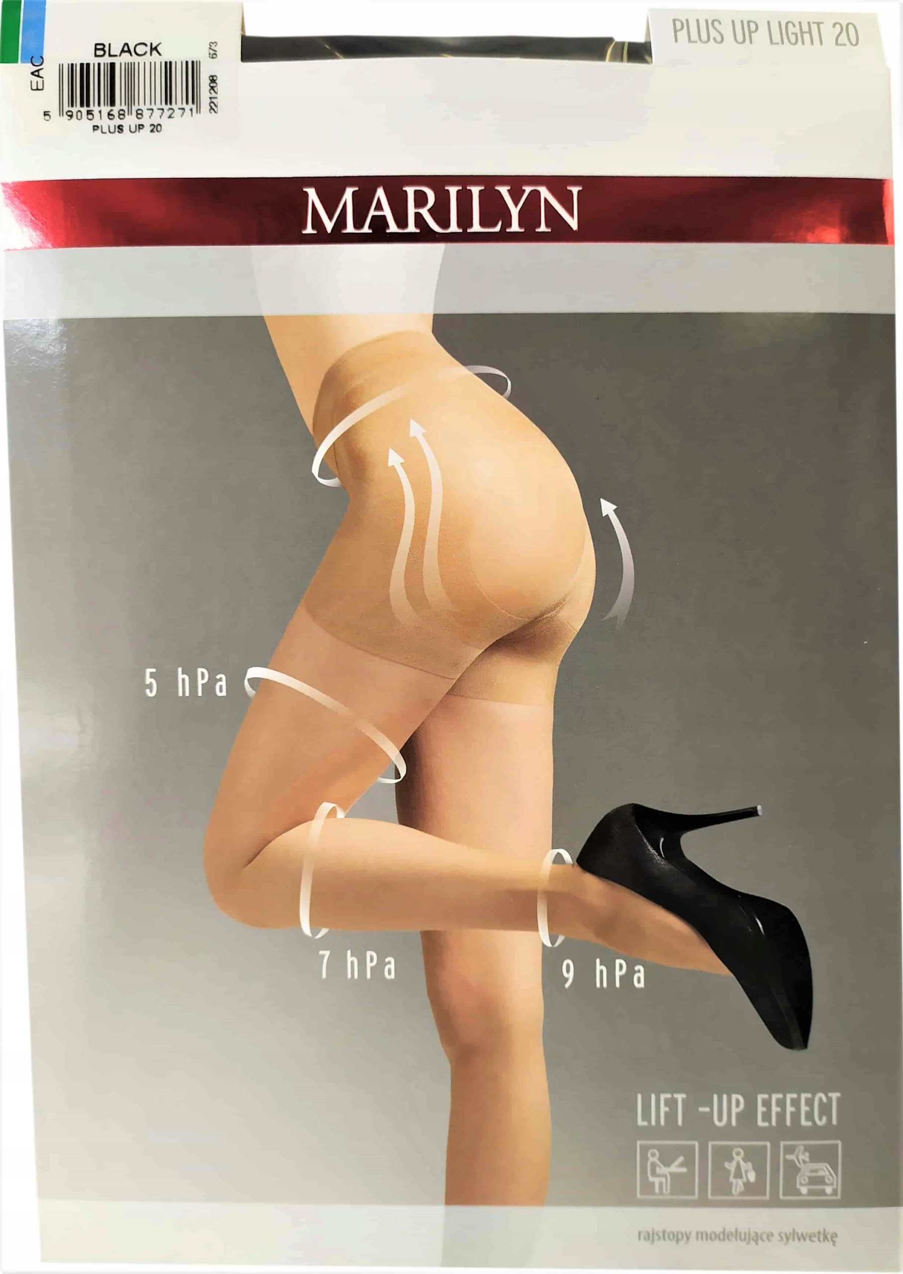 

Wyszczuplające Rajstopy Marilyn Plus Up 20 Black 3