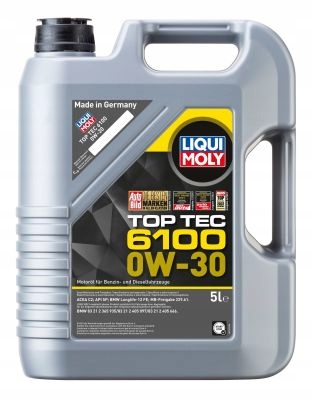 Syntetyczny Olej Liqui Moly Top Tec 6100 0W30 5L