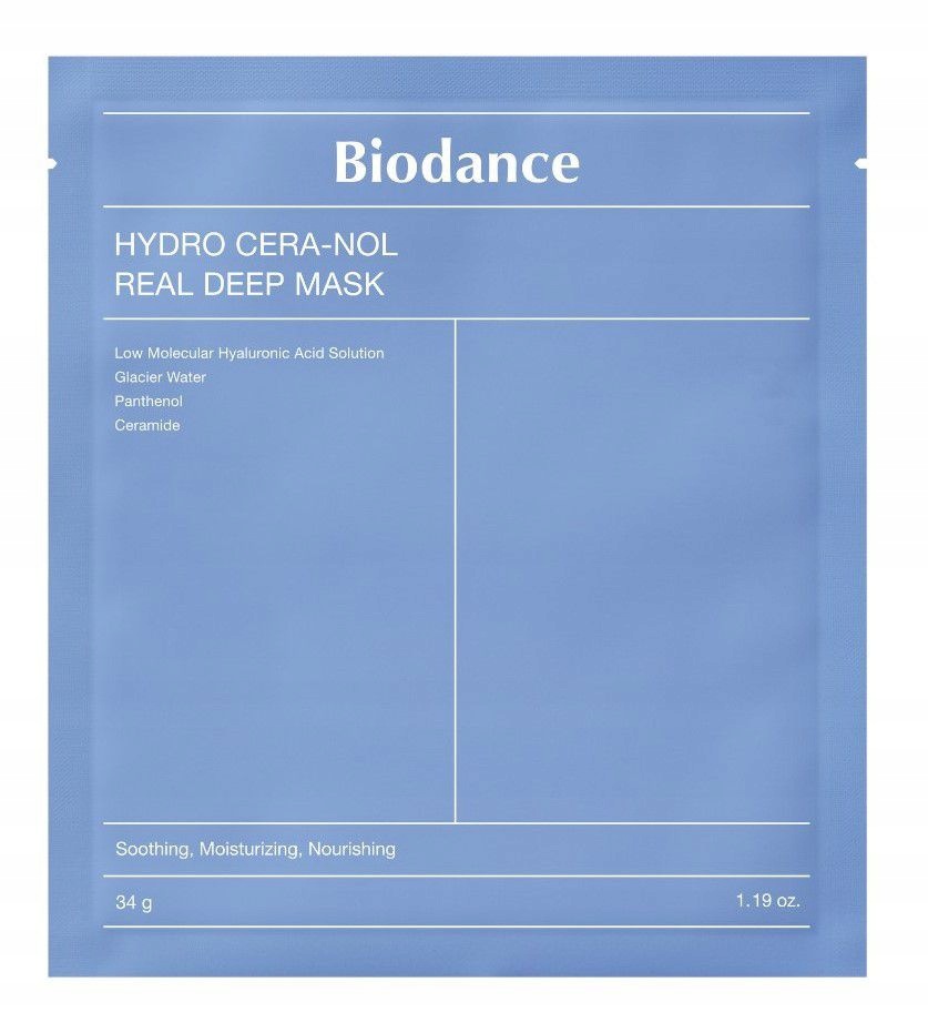 Biodance Hydro Pleť-nol Real Deep Mask Hydrogelová Plátýnková Pleťová Maska