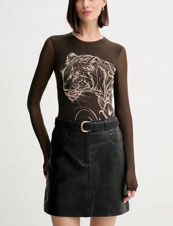 Guess body Penelope zelená barva W5YP06 KCZC2 XL