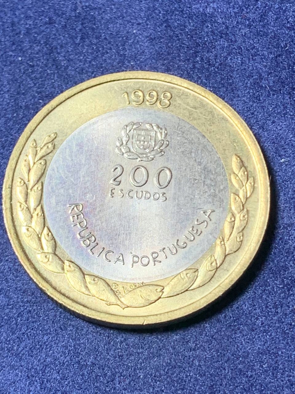 Portugalia 200 eskudo 1998