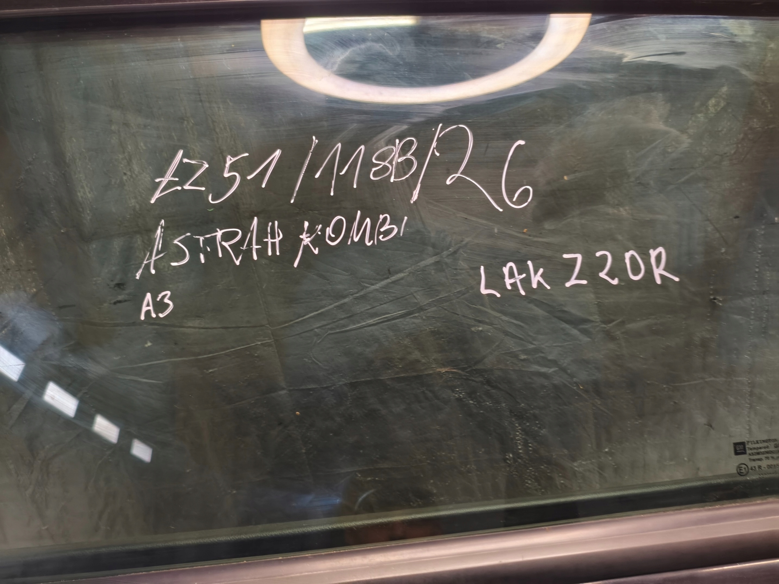 Tür links heck OPEL ASTRA H KOMBI Z20R
