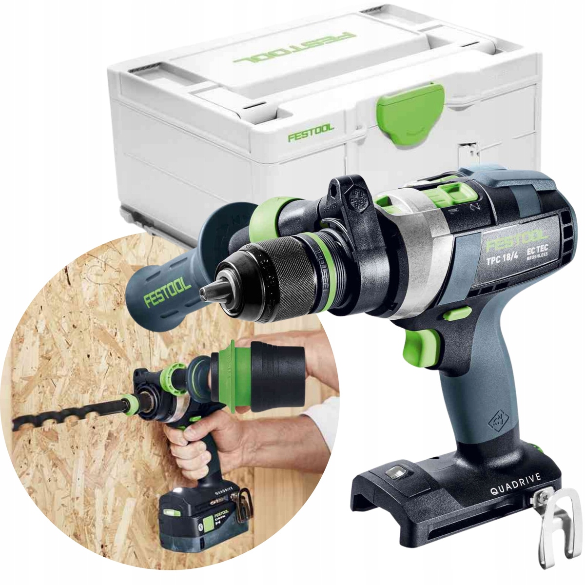 Akumulatorowa Wkrętarka Festool 575604 Quadrive