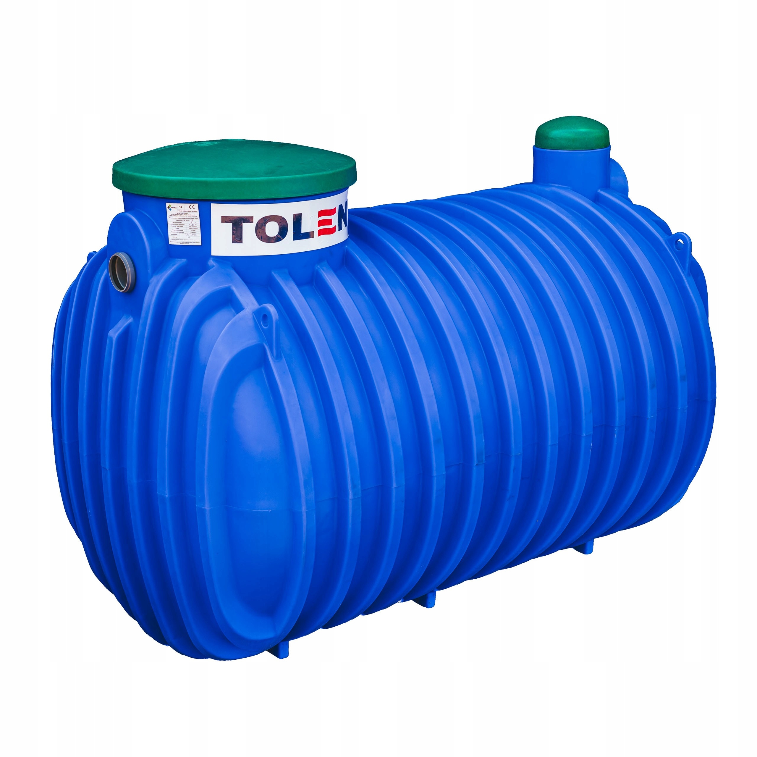 Zbiornik Na Wodę Deszczową 4000L Basic Pojemnik Na Deszczówkę Ogród Kolor niebieski