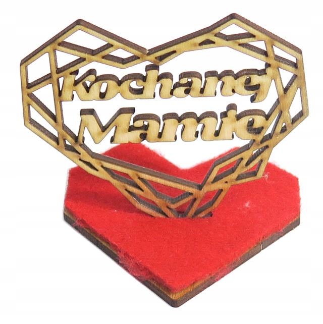 

Ażurowe Serce Na Podstawce Kochanej Mamie KQ29