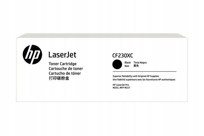 Originálny čierny toner Hp LaserJet Pro M203 M227 Mfp (30XC CF230XC)