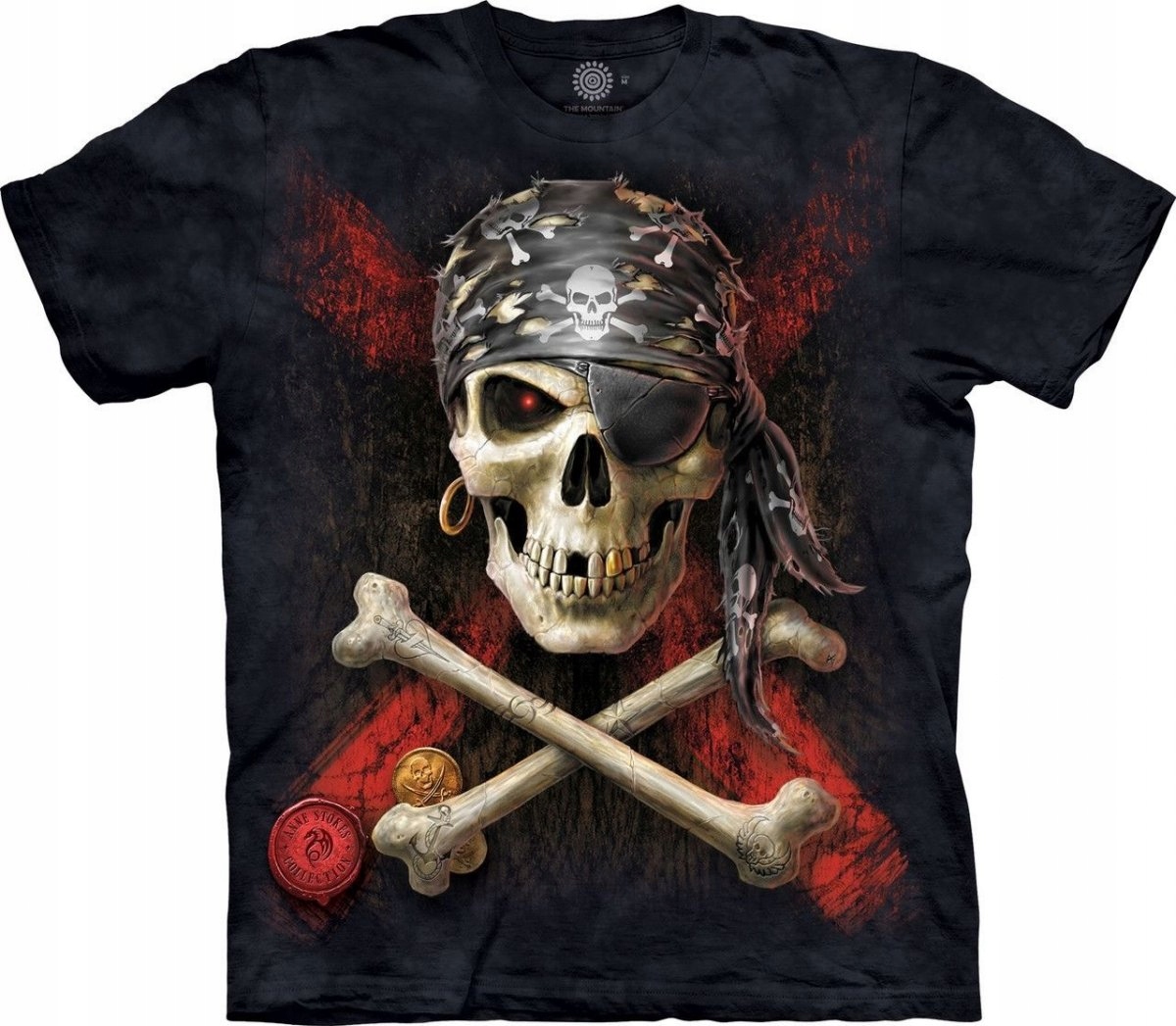 Tričko s pirátem Pirate Skull The Mountain M