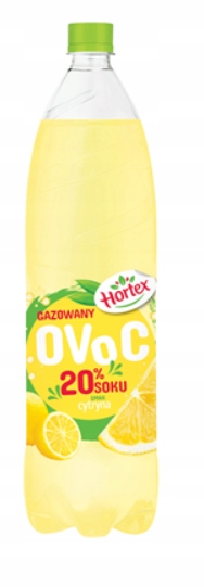 Levně Hortex Ovoc citron Sycený nápoj 6 x 1,5 l