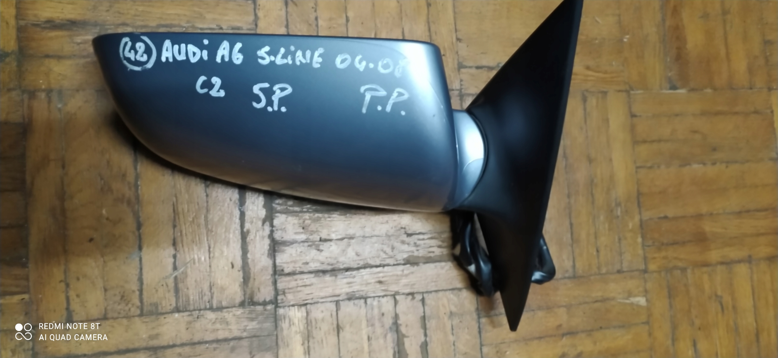 AUDI OE 010754 mirror right A6 C6 S-LINE 5 PIN