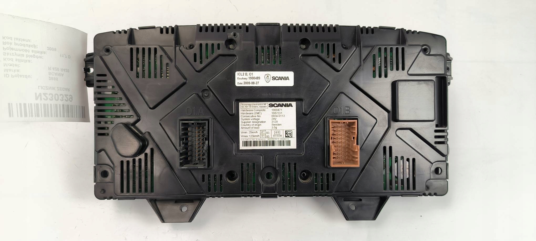 dials clock 1900489 SCANIA R 420 R420