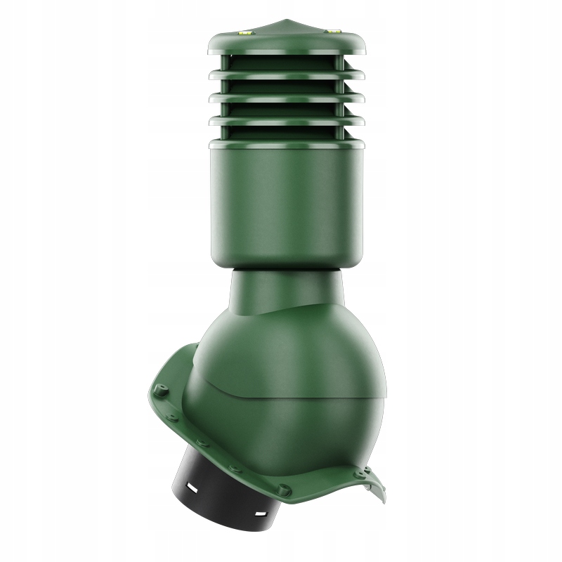 Větrací komín Smartline profil X fi 125 mm, zateplený, zelený