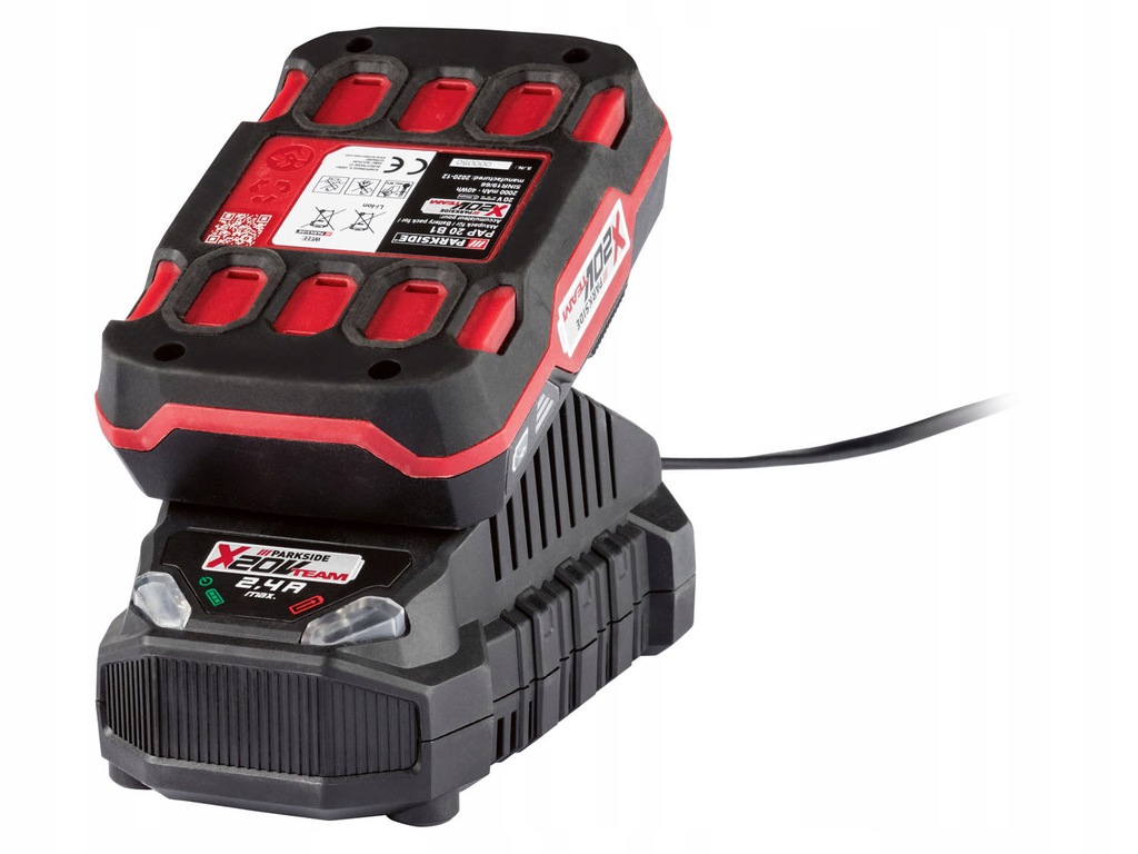Akumulator Li-Ion Parkside 20 V 2 Ah ładowarka