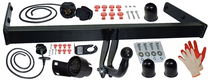 HAKPOL HAK HOLOWNICZY+WIĄZKA+7PIN/13P SKODA FABIA HTB HB 2+1+II +1999do14 Uciąg 1200 kg