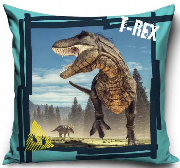 

poszewka na poduszkę Dinozaury T-rex 40x40