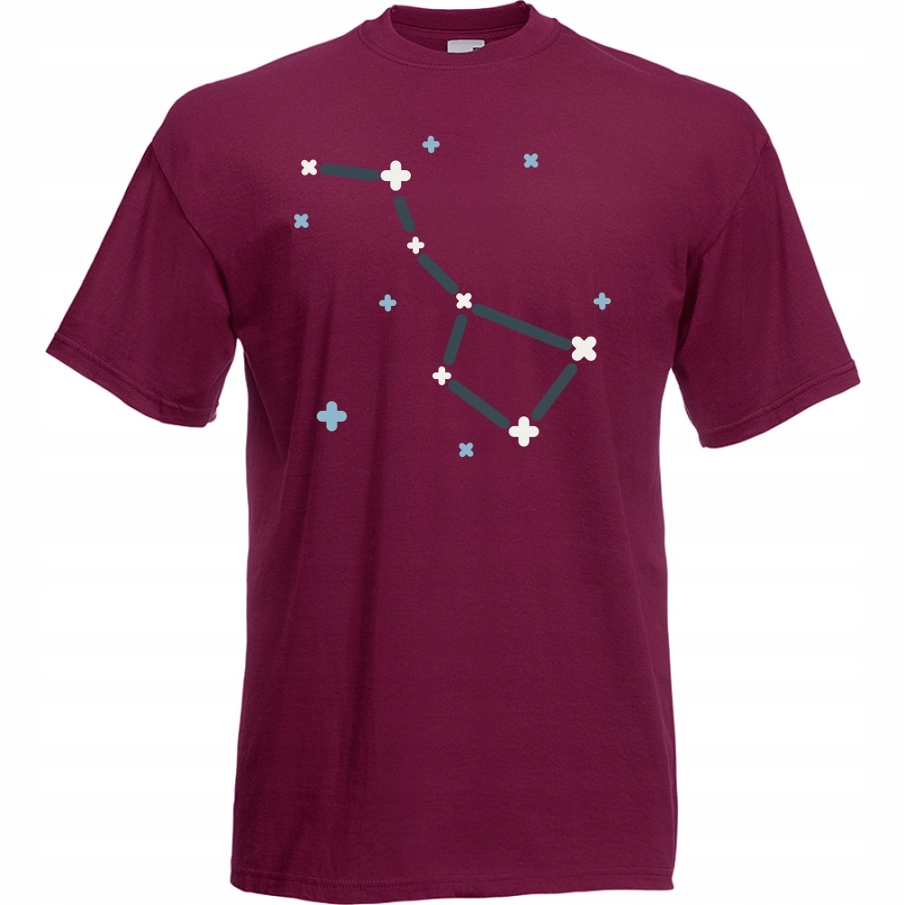 

Koszulka kosmos planeta gwiazdy XL burgund