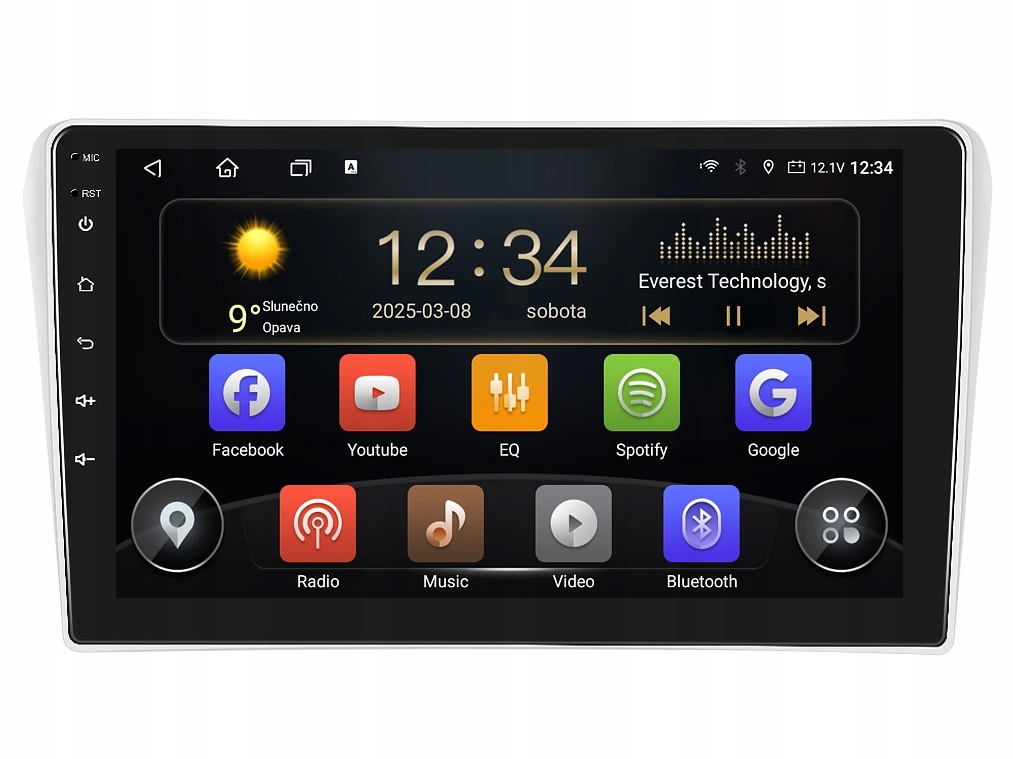 Isudar 2DIN autorádio T72-IEV74 Android, Toyota Avensis T250