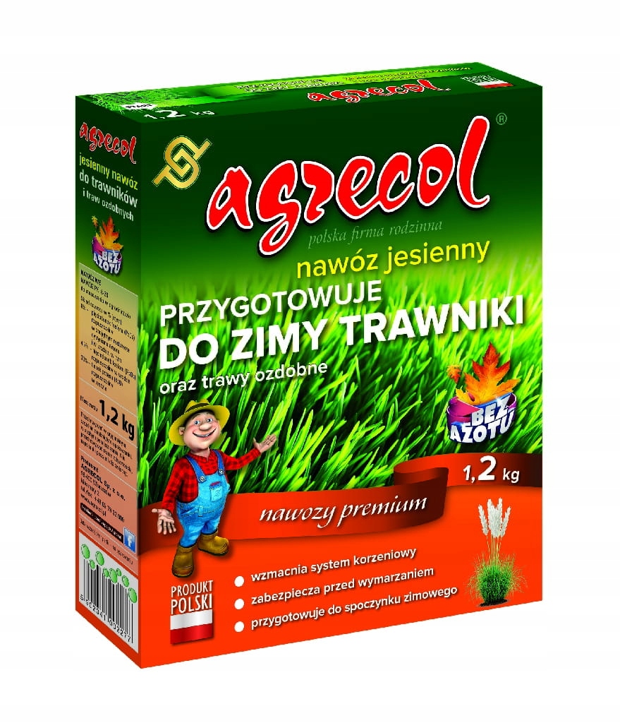 

Jesienny nawóz do trawników 1,2kg /Agrecol/