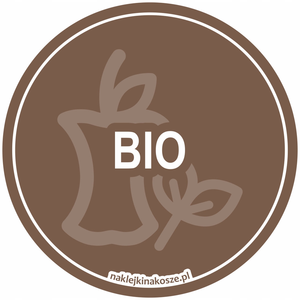 

Naklejka Odpady Bio segregacja odpadów 10 cm