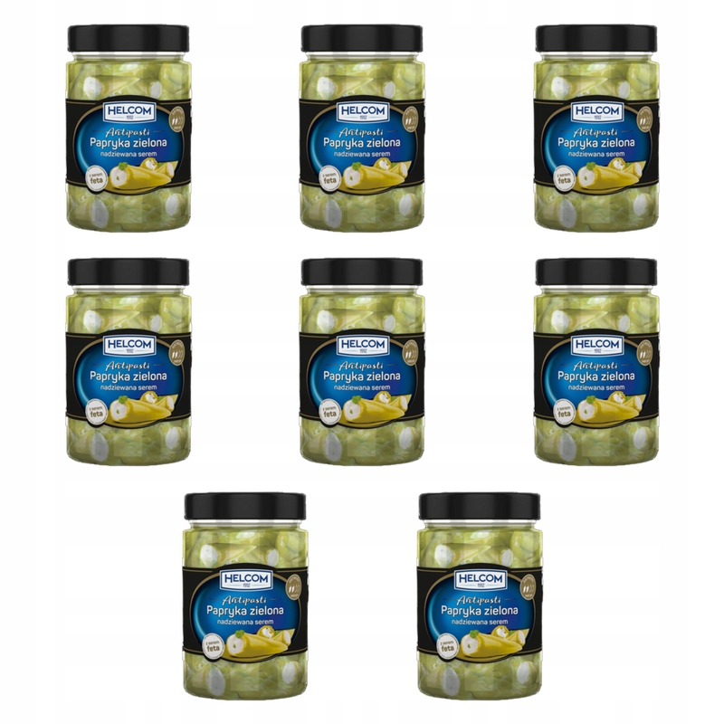 Zelená paprika plněná sýrem 327 ml Helcom X8