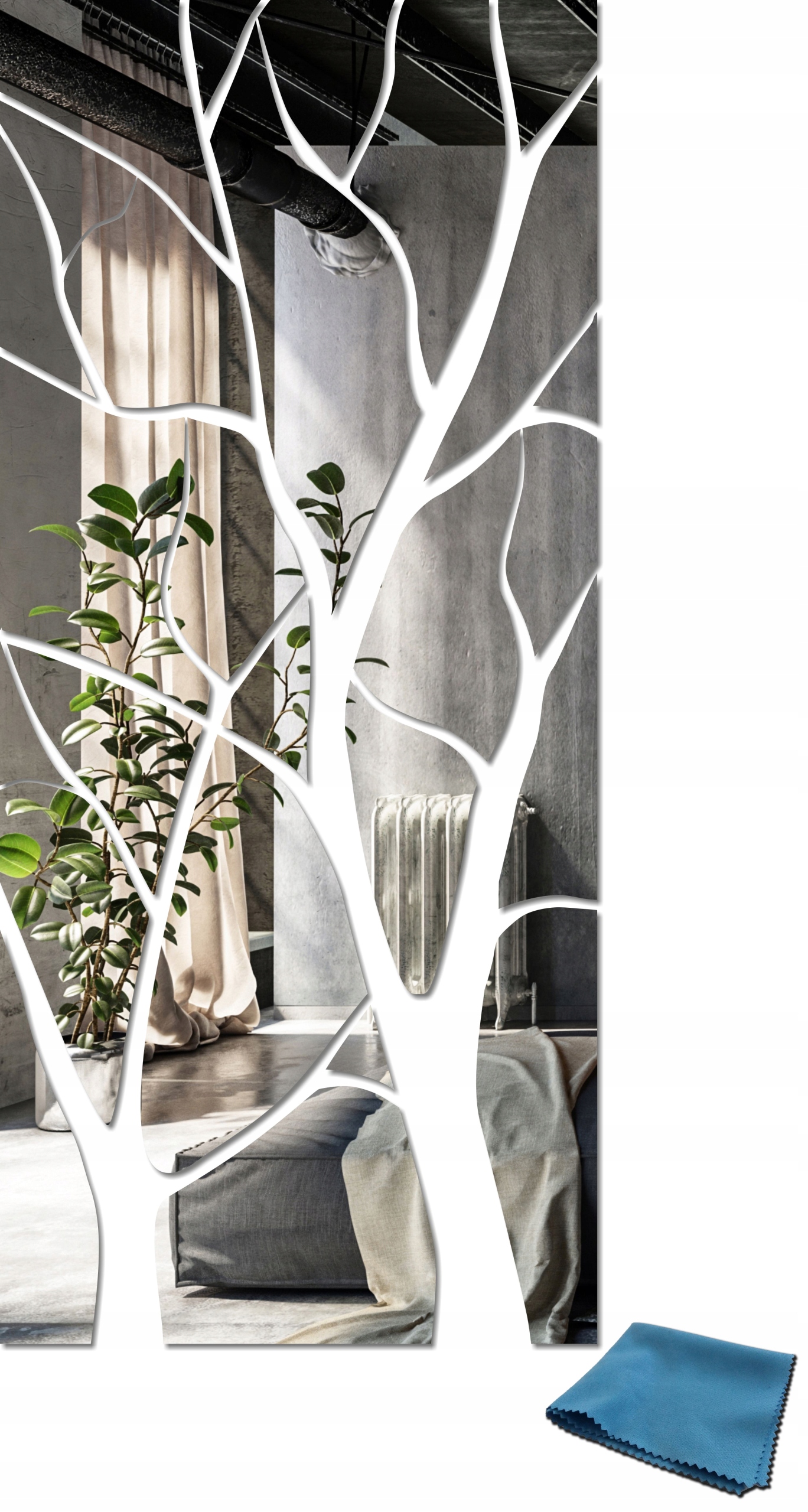 

Lustro dekoracyjne akrylowe Drzewo 89x200cm L19