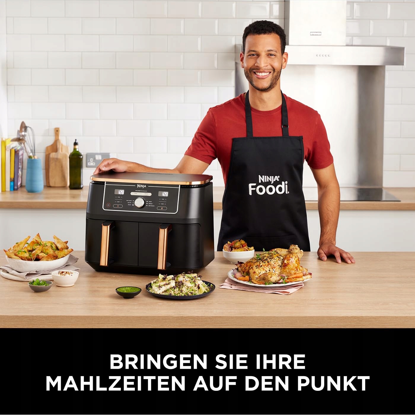 NINJA Foodi MAX Dual Zone Frytkownica Beztłuszczowa 9,5L 2 Kosze Zmywarka — miniatura 7