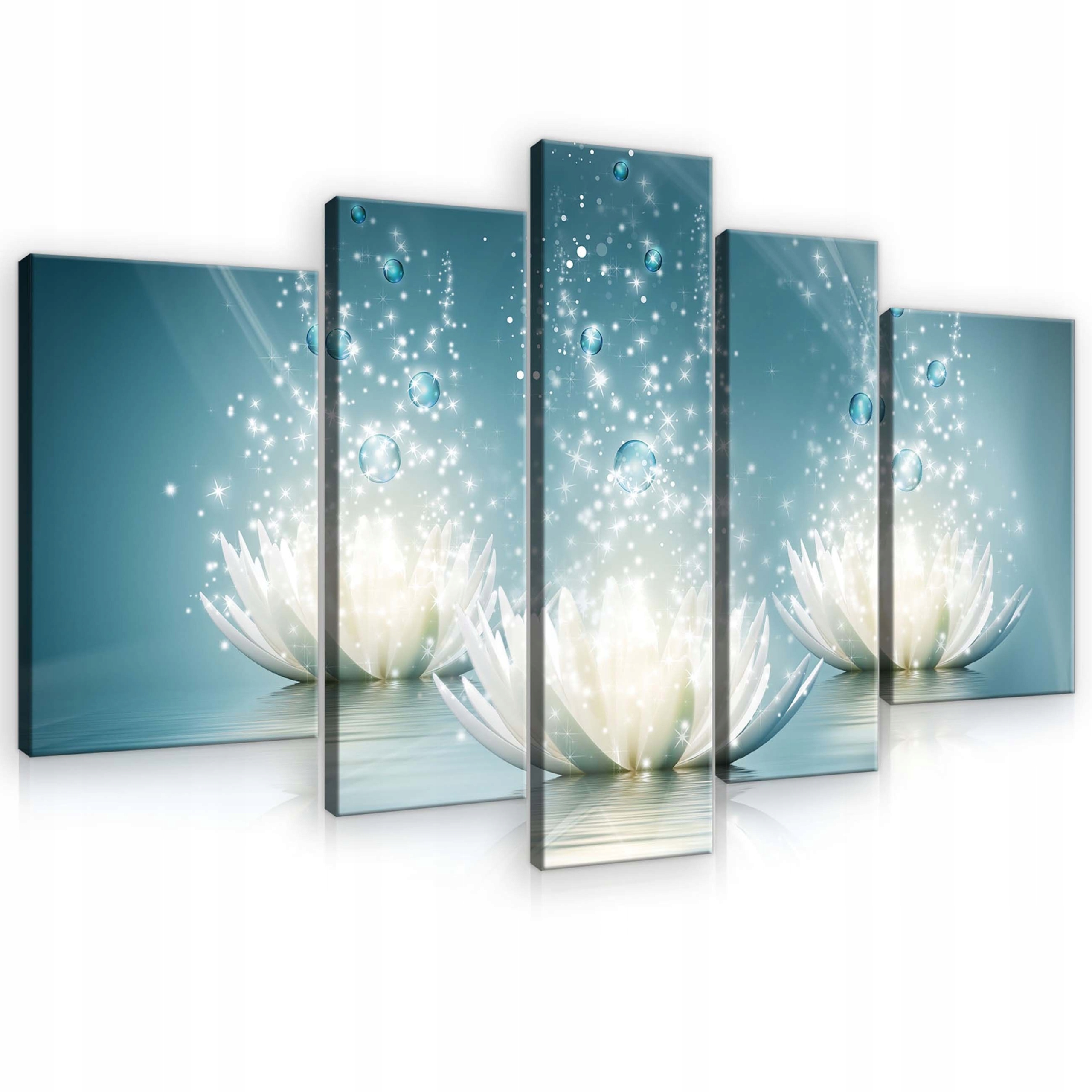 Obraz 170x100 Lotos lotosový kvet voda pokoj harmónia svetlo žiara