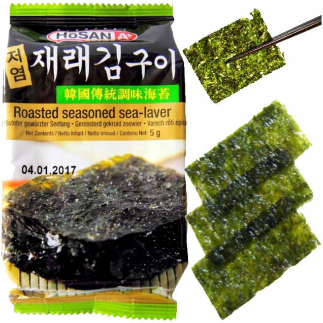 

Nori Snack Chrupiące Wodorosty Koreańskie 4g Hosan