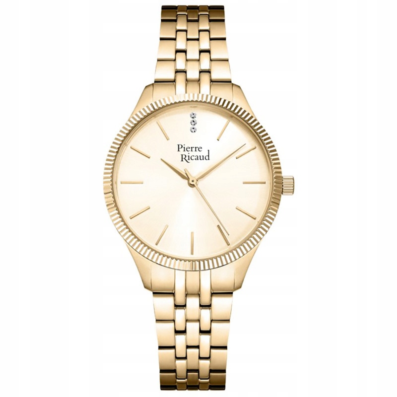 Dámské hodinky Pierre Ricaud P23010.1111Q Zirkony zlaté