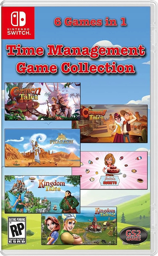6 In 1 Time Management Game Collection Switch Nowa 6 Gier