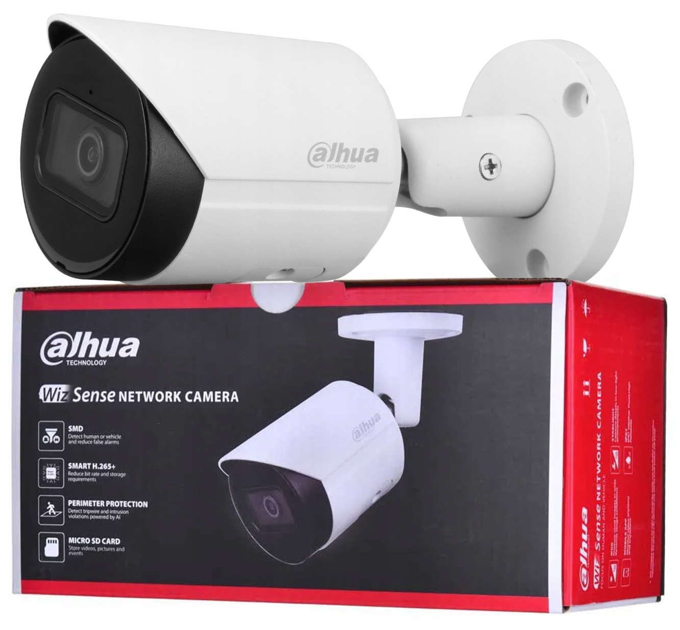 4MPx Ip kamera Dahua IPC-HFW2441S-S-0280B 2.8mm Analytika Mikrofón