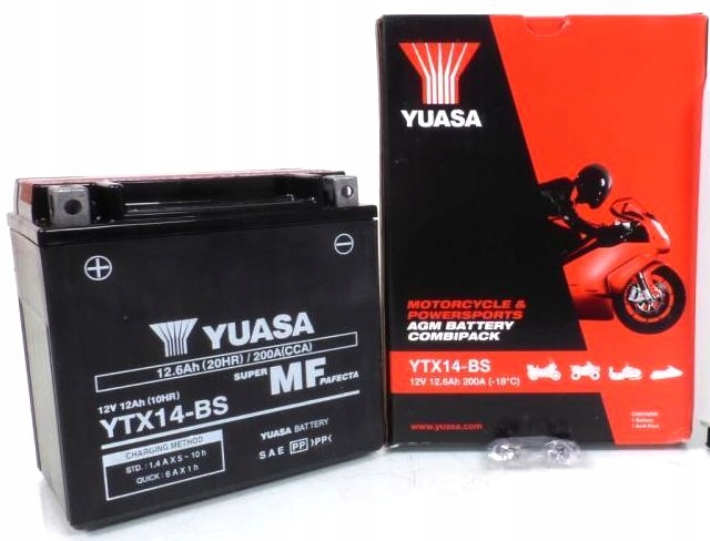 Akumulátor Buell XB12S 1200 XBS12TT XB12X XB9R 1000 XB9S XB9SX Lightning