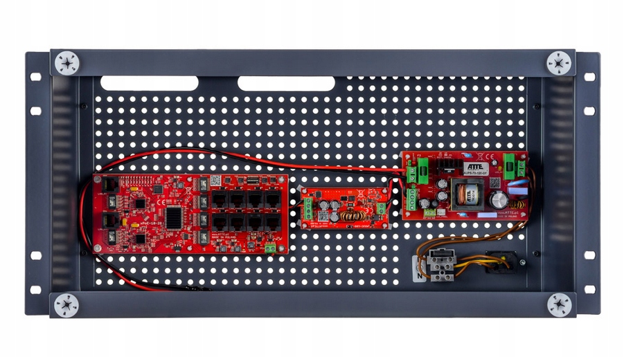 PoE Switch pre 8 Ip kamier IPUPS-8-20-R5U0 Atte Rack