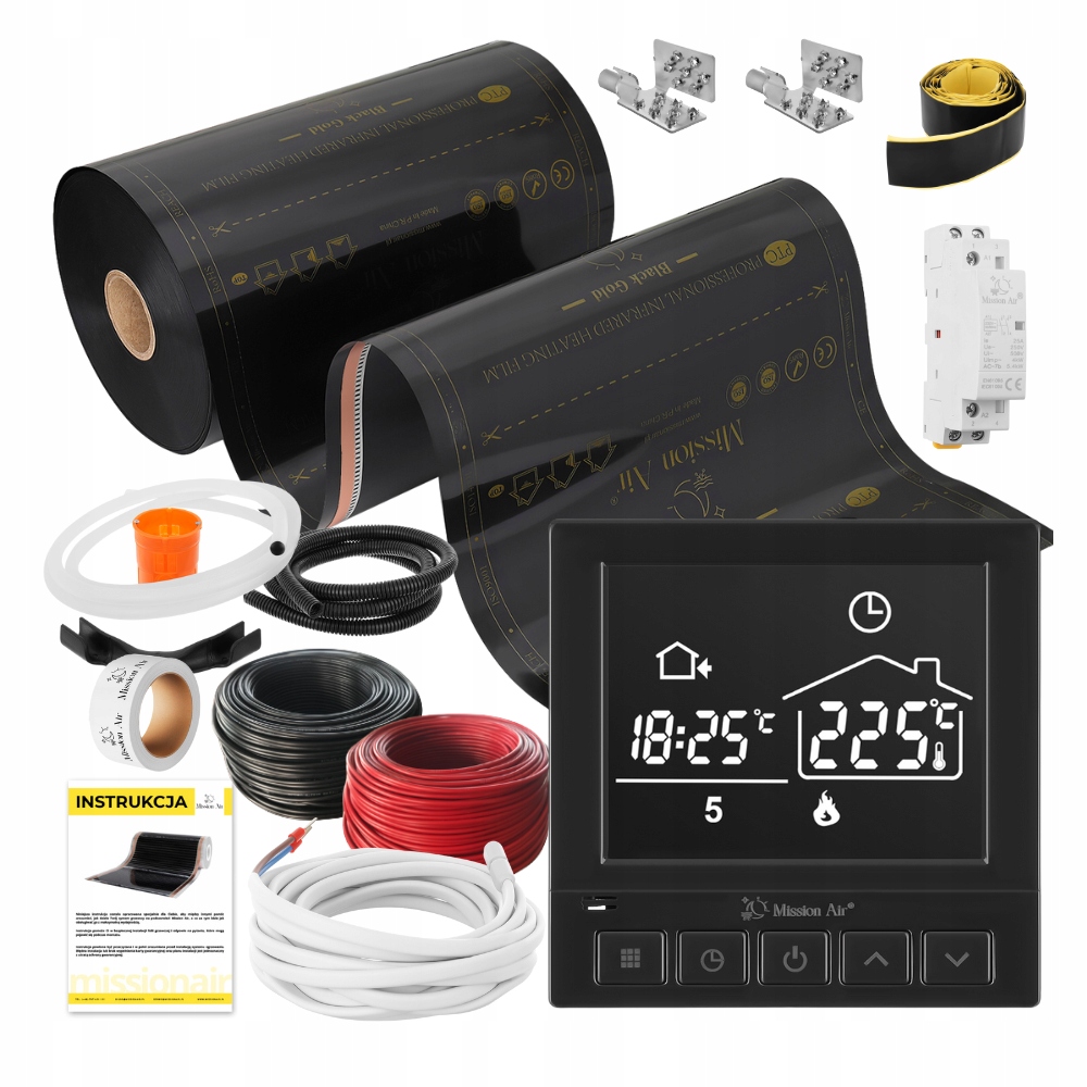 Set Fólia vyhrievacia podložka Infračervená 30 m² 160 W