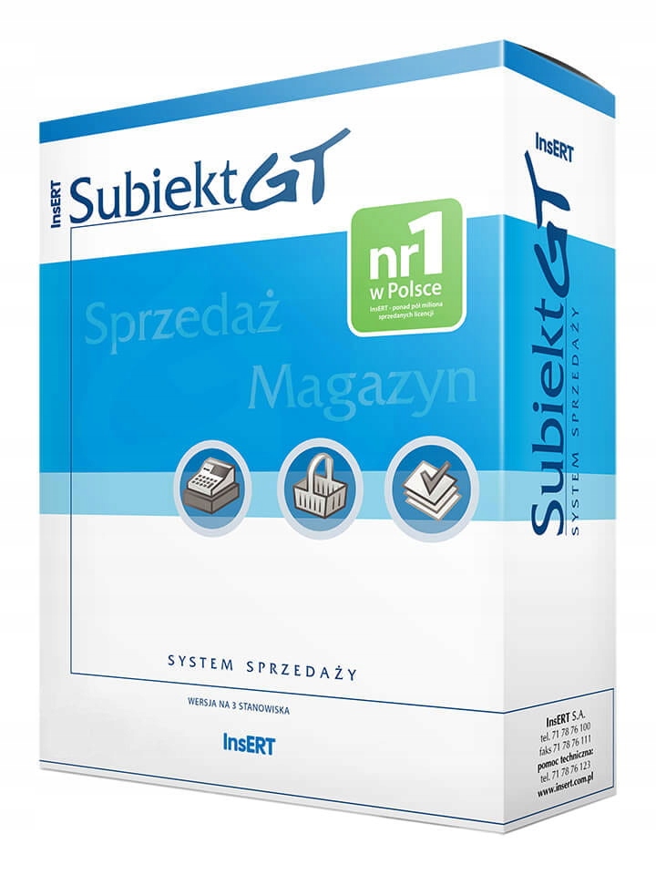 Oprogramowanie Insert Subiekt GT 3 stanowiska ESD