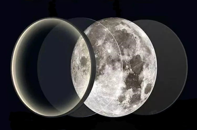 Plafon Lampa Led Księżyc 40 cm - MOON 3D - pilot Zasilanie sieciowe