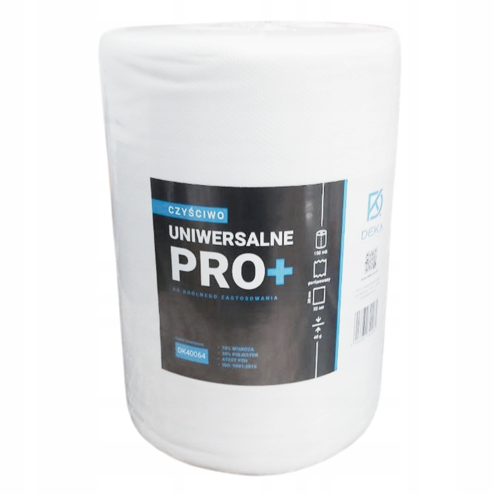 Čisticí Utěrka bezprašné netkané průmyslové bílé univerzální role 100 m